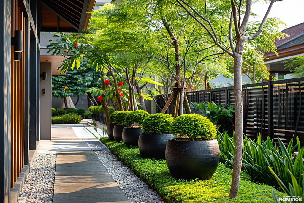 Thiết kế sân vườn hiện đại